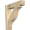 Ekena Millwork Funston Block Rough Sawn Outlooker, Douglas Fir, 6"W x 24"D x 24"H OUT06X24X24FST05RDF - alternate 1